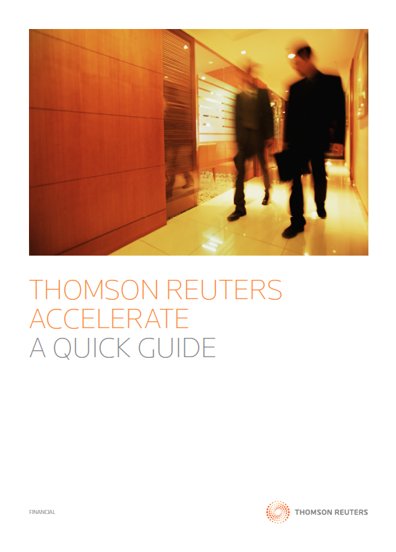 Thomson Reuters Accelerate Guide