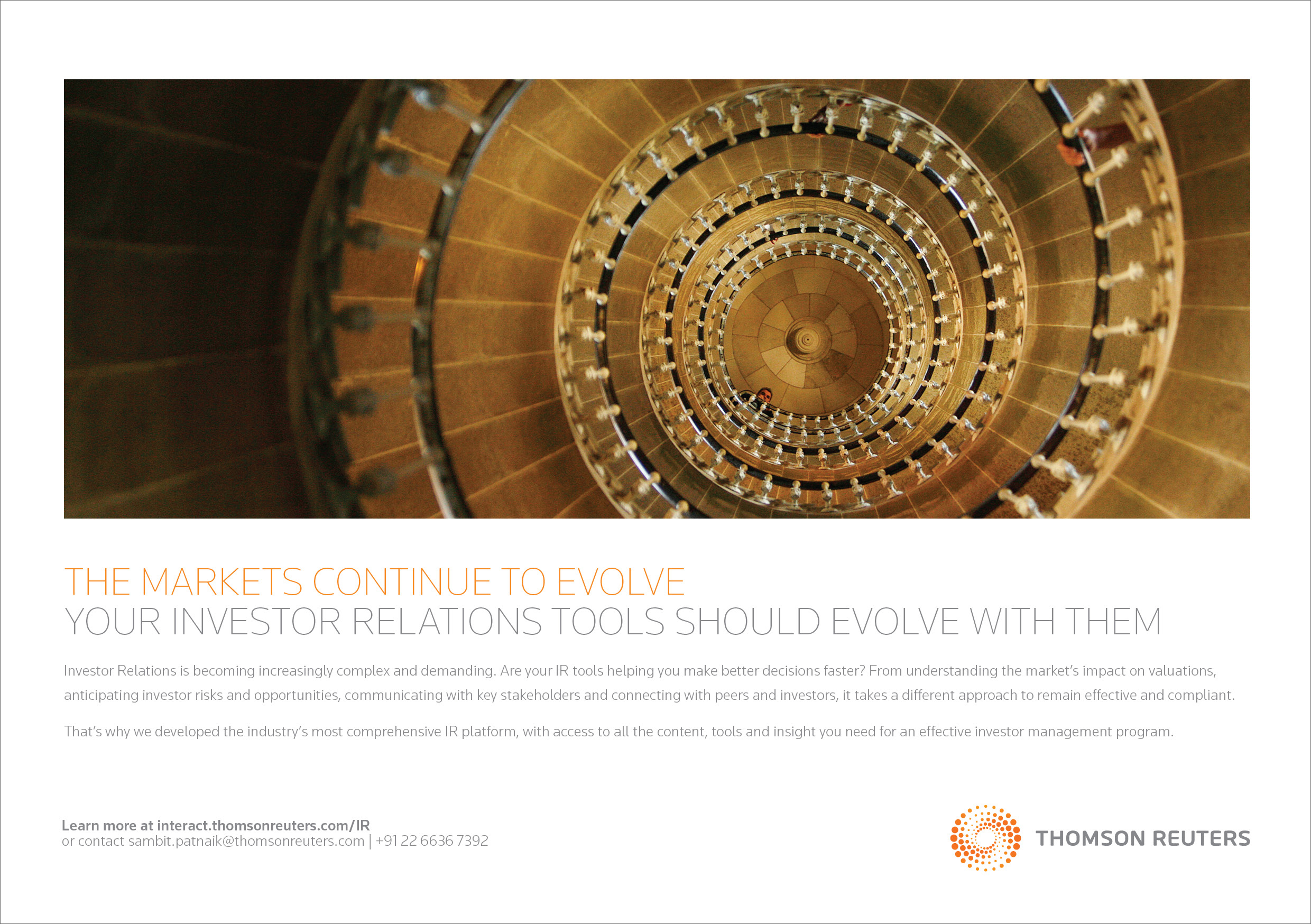 Thomson Reuters IR Solutions Ad